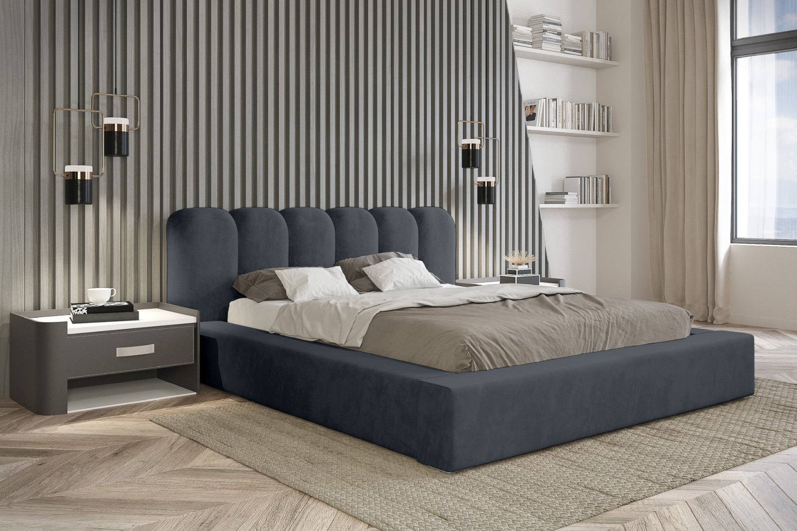 Polsterbett TAVIO-NEW Ditra-New 180 mit Holzrahmen Ditra-New 11 moebelfaktor