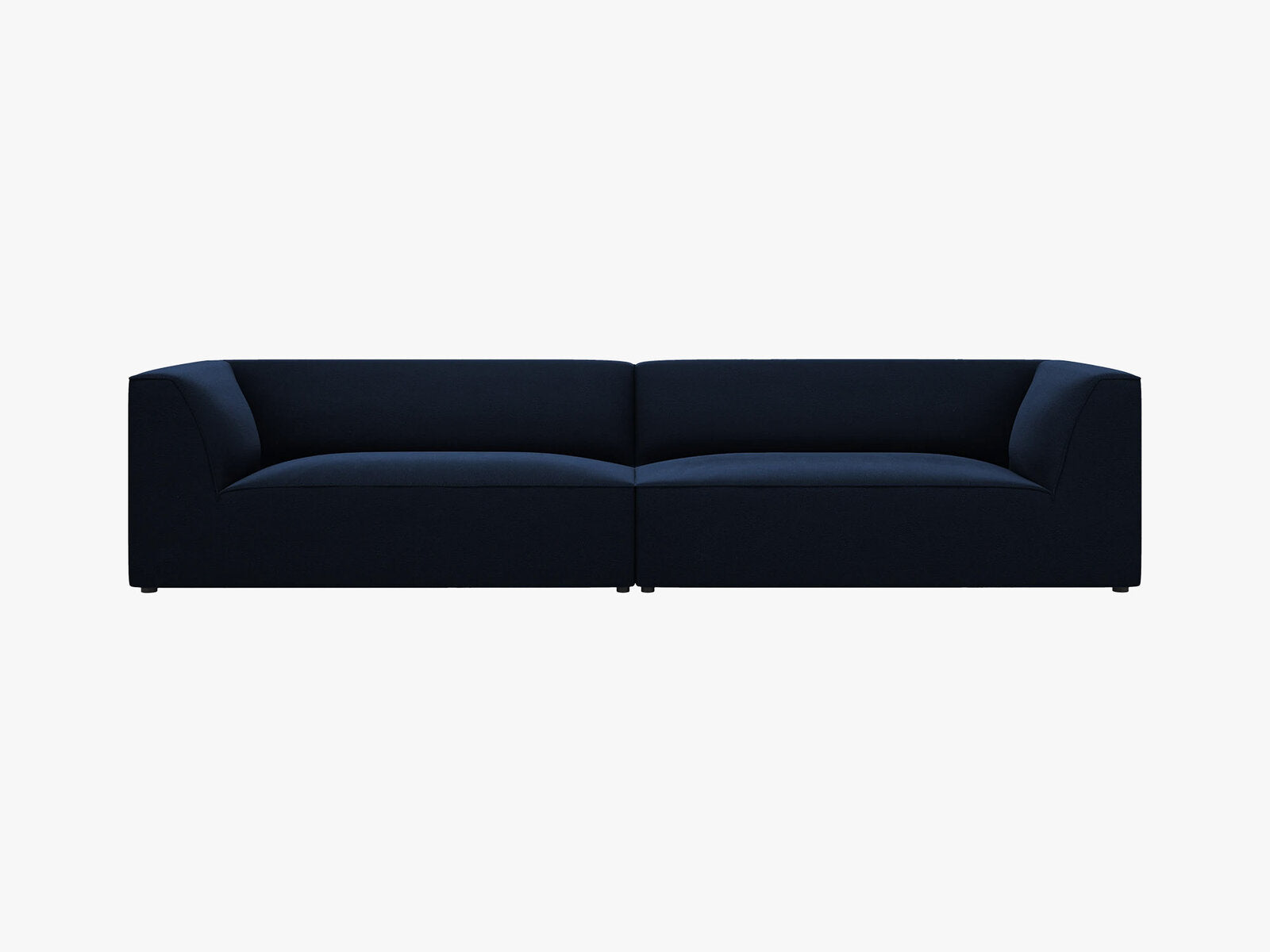 Micadoni Sofa Ruby 4-Sitzer Samt Salvador Königsblau
