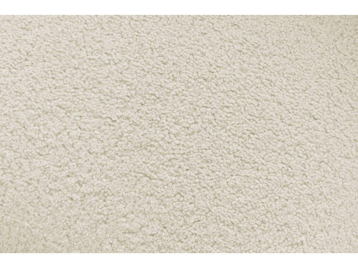 Bobochic Lilibet Pouf Bouclé-Stoff Beige