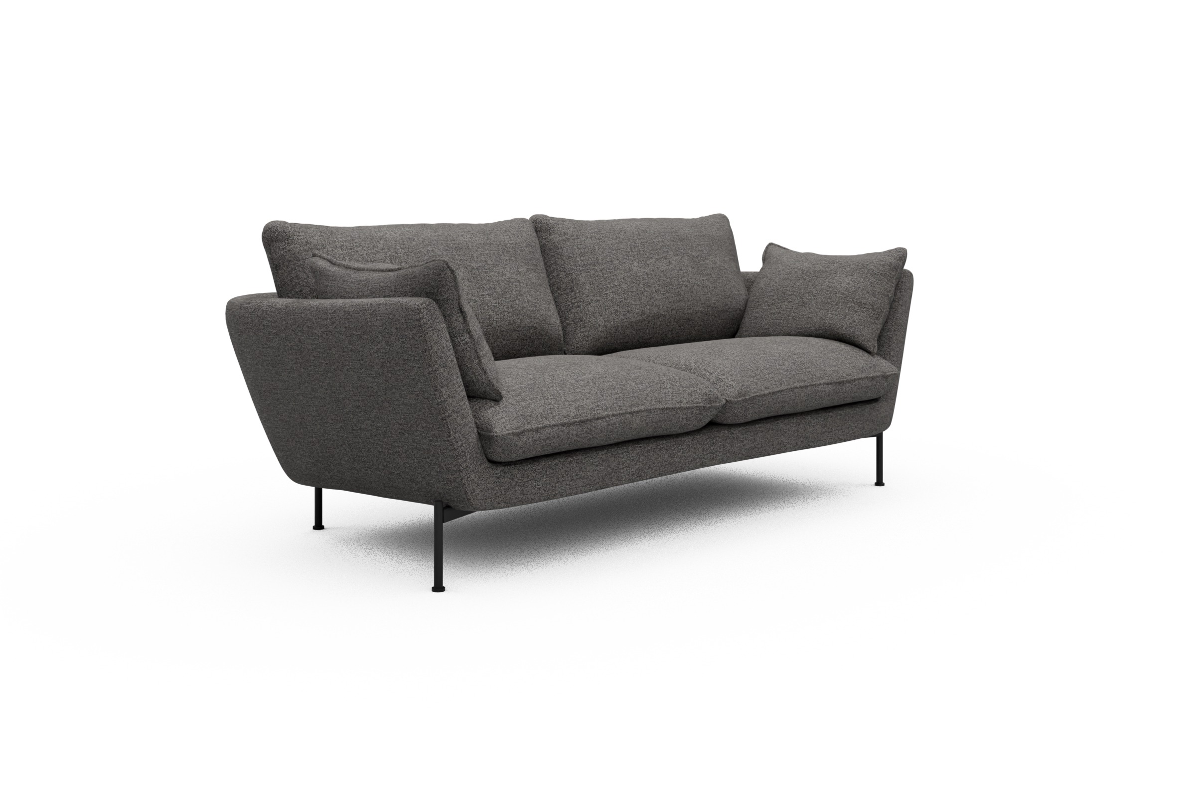 Sofa Anton 2-Sitzer Carreno-Salt-and-Pepper