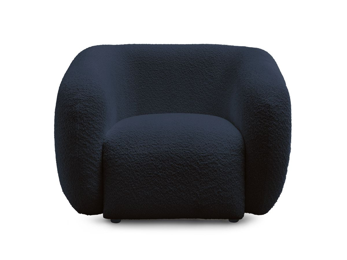 Bobochic Celine Sessel Bouclé-Stoff Dunkelblau