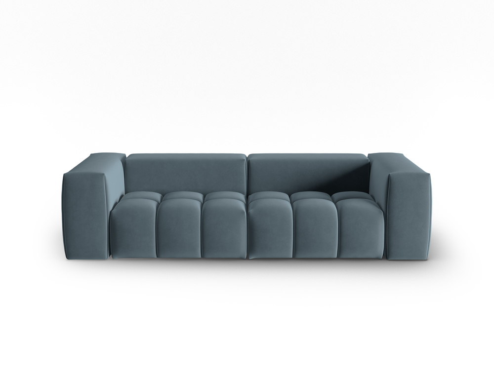 Cosmopolitan Design Sofa Verona 3-Sitzer Samt Casino Pastellblau