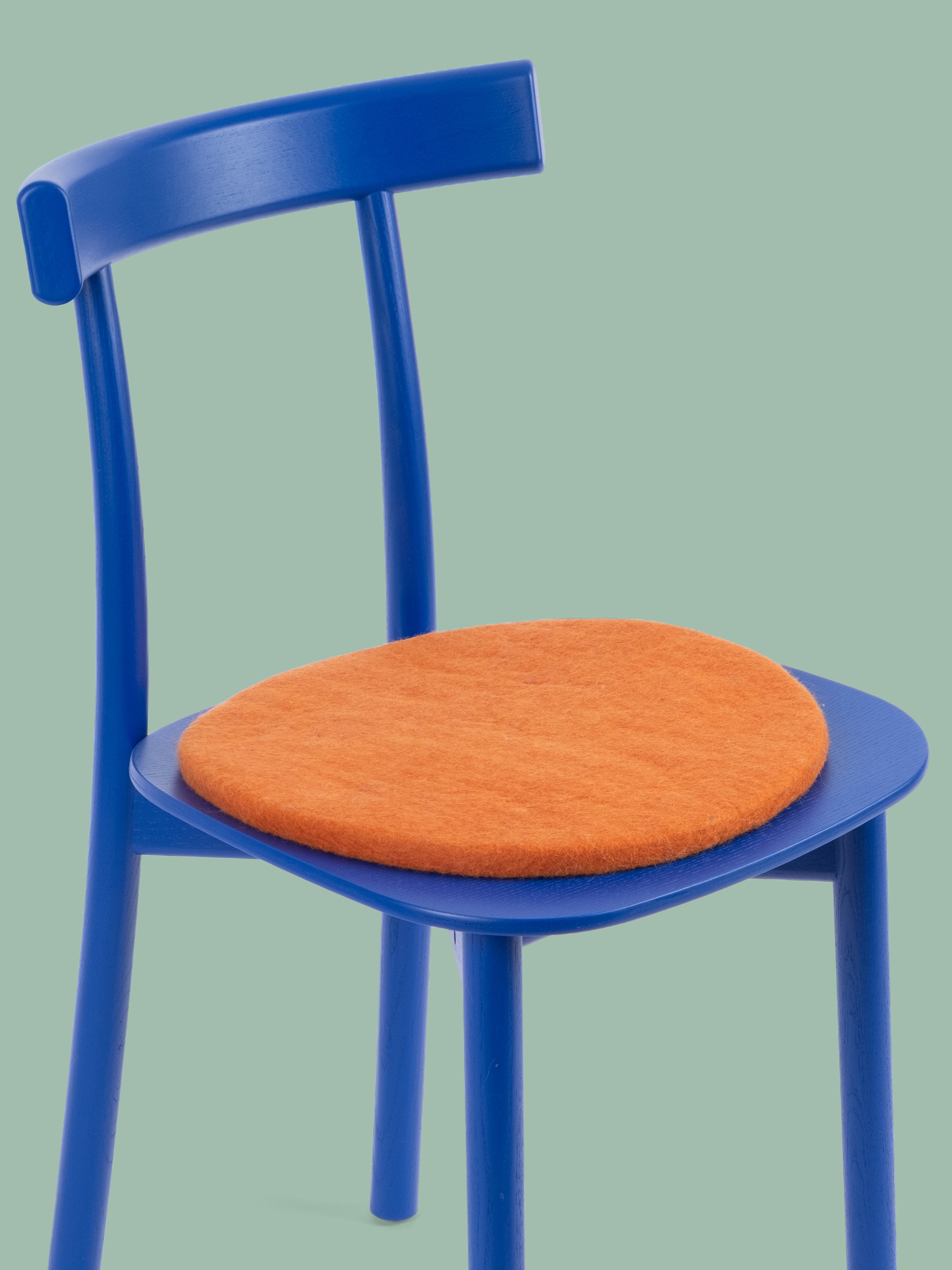 myfelt Afra Filz-Sitzauflage Orange Ø 36 cm