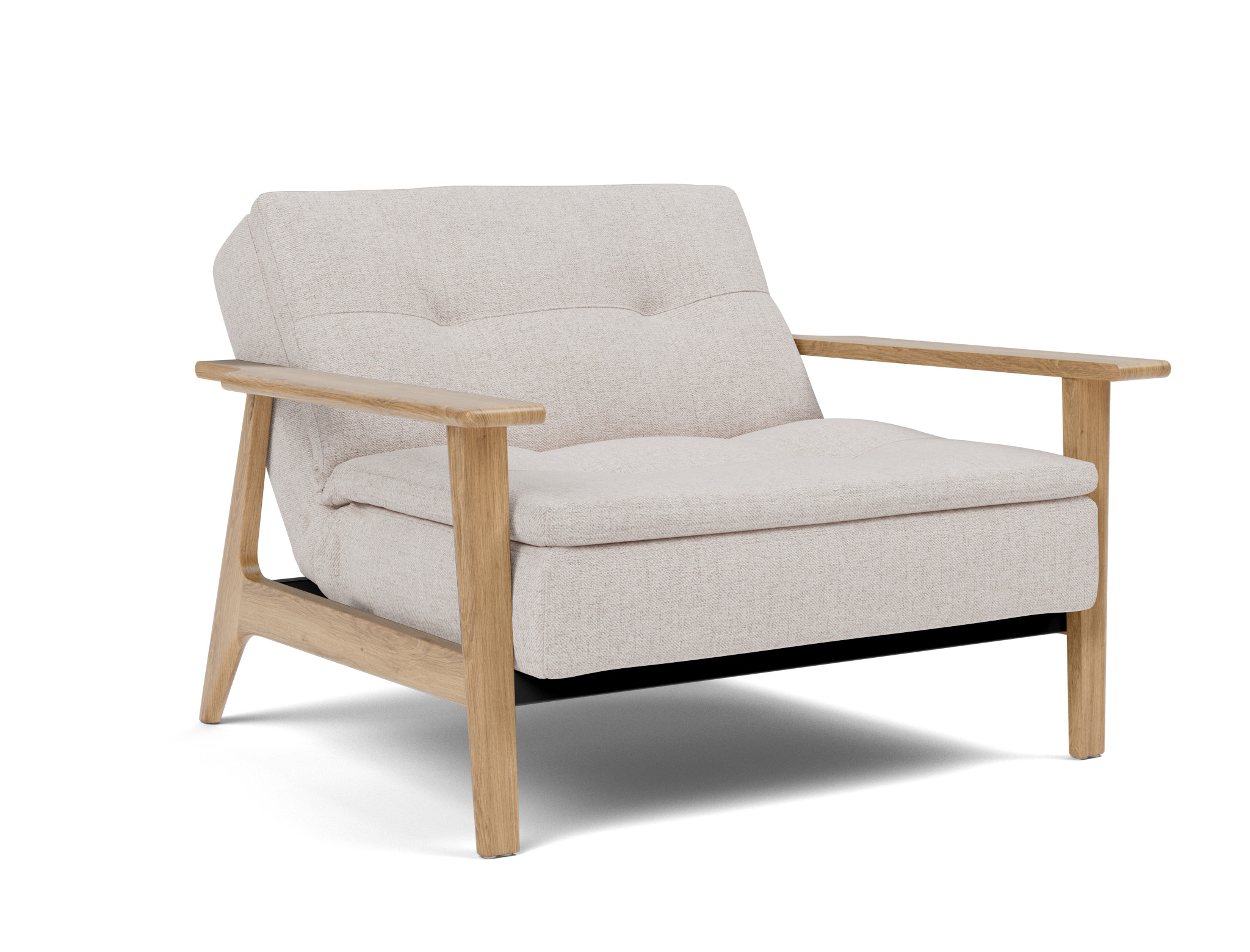 Sessel Dublexo Frej Strukturierter Stoff Weda 300-Weda-Sand