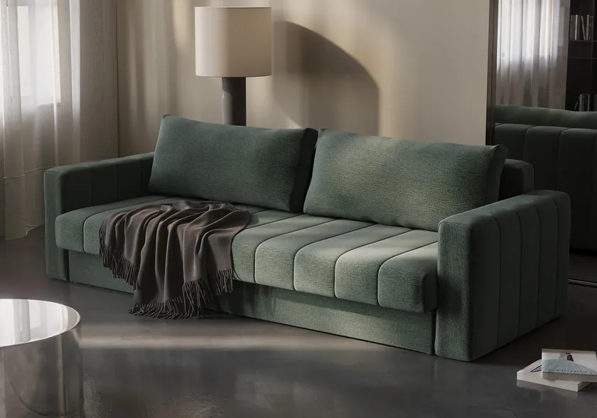 Schlafsofa Akello mit Armlehnen