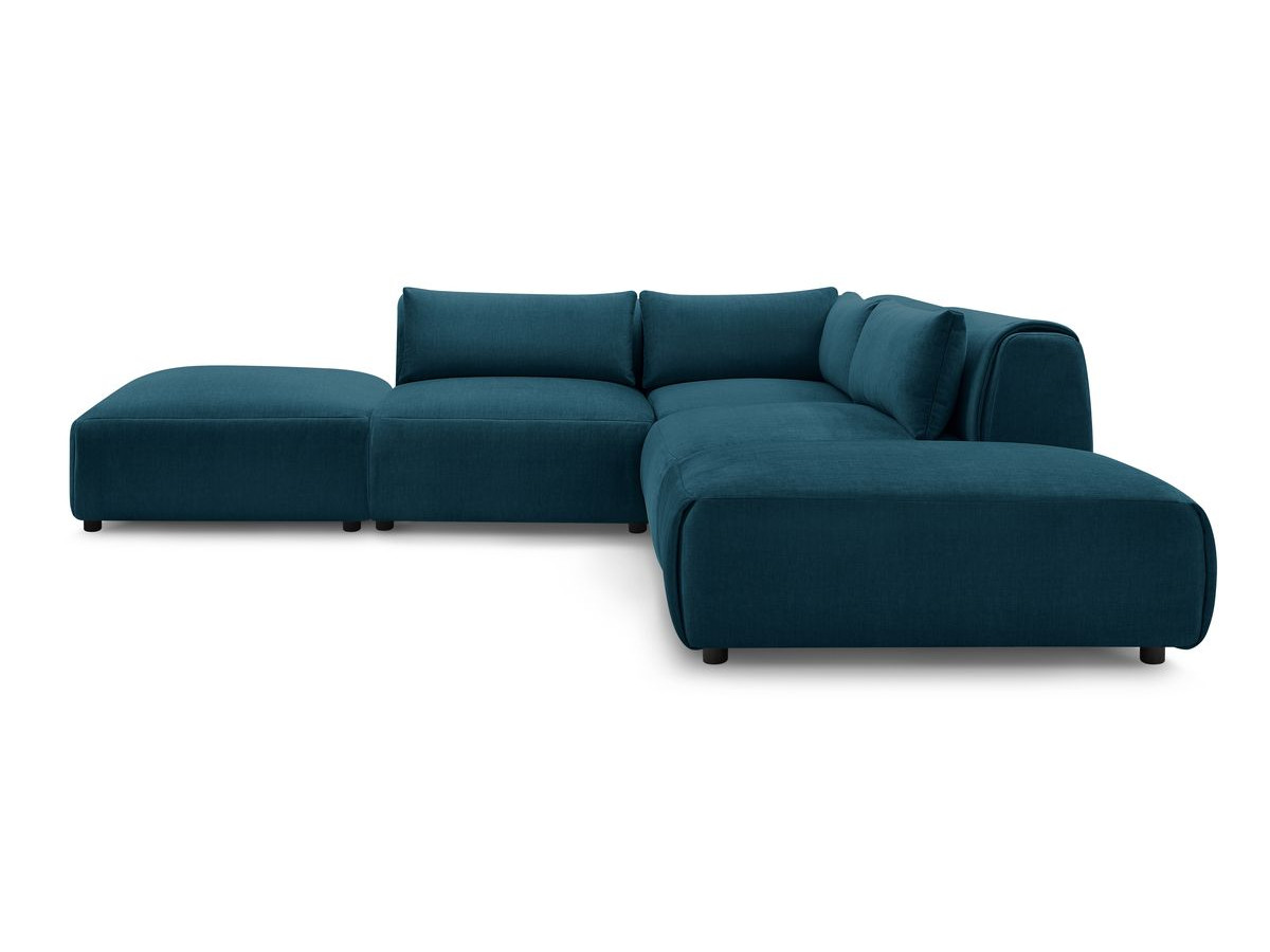 Bobochic Jeanne Ecksofa 271 × 300 cm Samt Dunkelblau