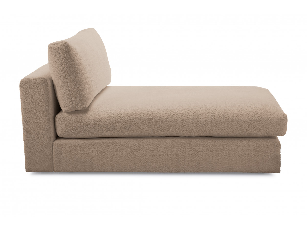Bobochic Paris Méridienne-Modul Bouclé-Stoff Braun