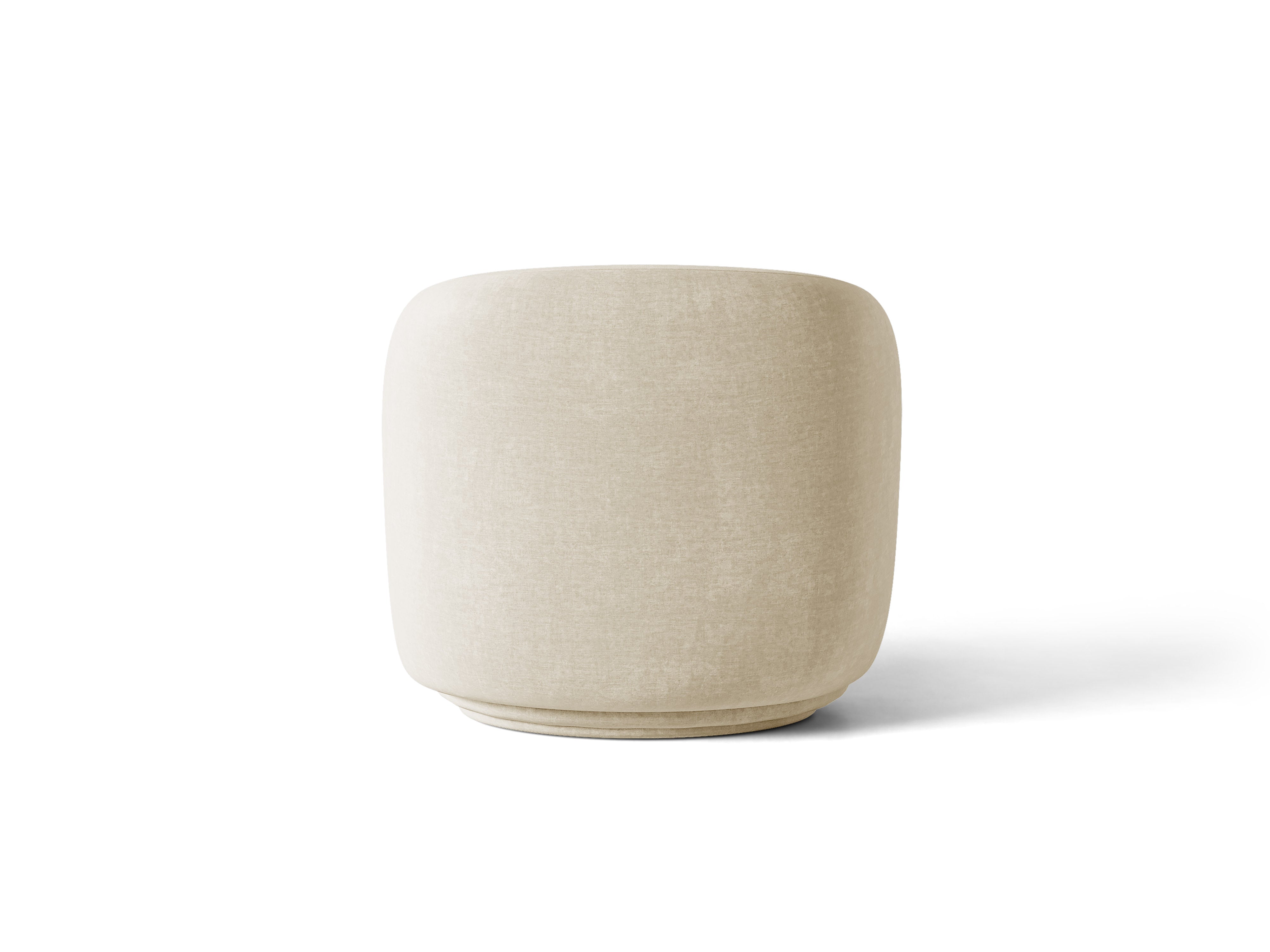 Micadoni Jonas Drehbarer Sessel Samt Vogue Helles Beige