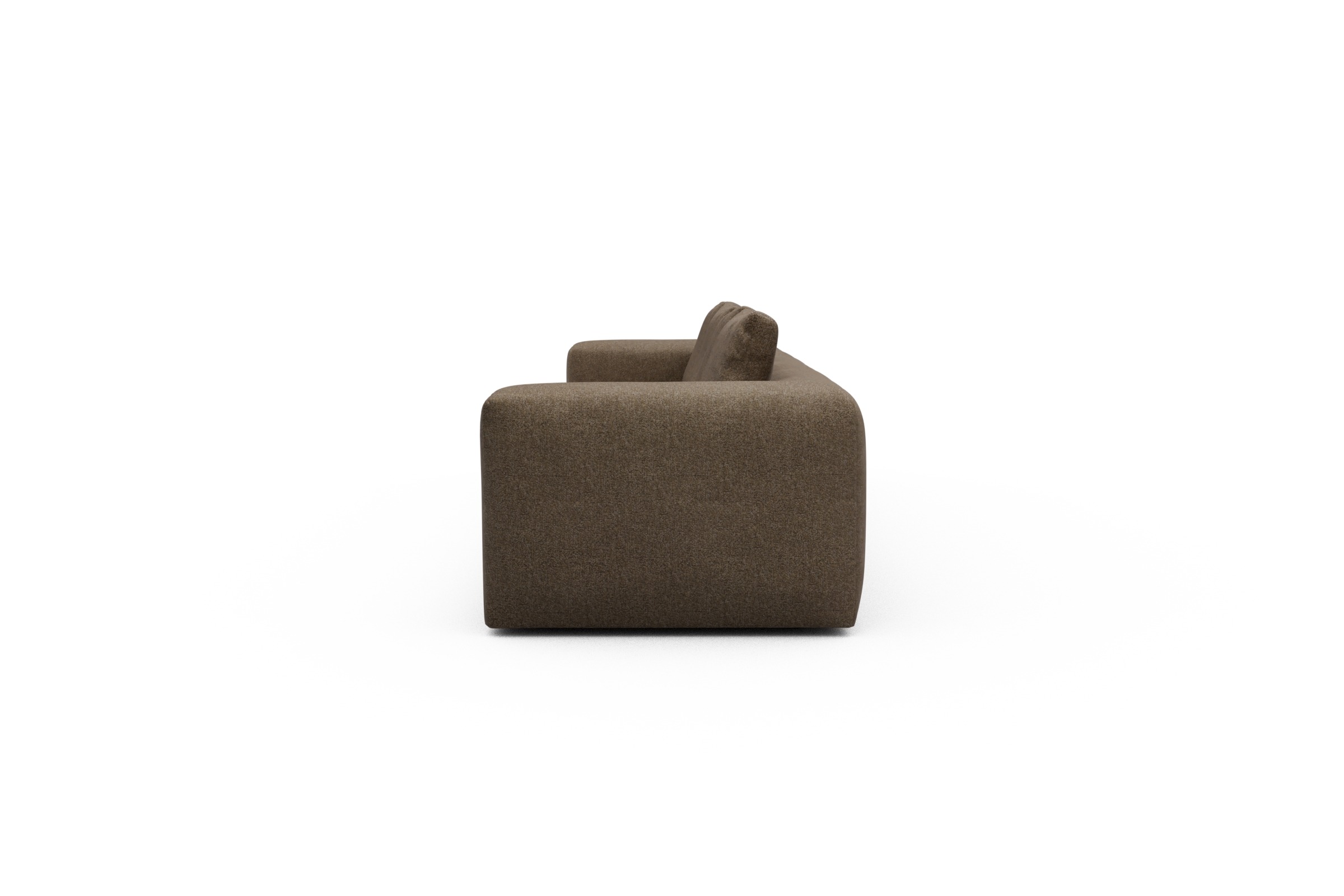 Sofa Modulares XXL Sofa Fred 5-Sitzer Aivi-Khaki-Brown