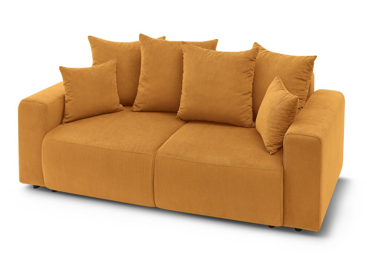 Bobochic Envy Sofa 2-Sitzer Cordsamt Gelb