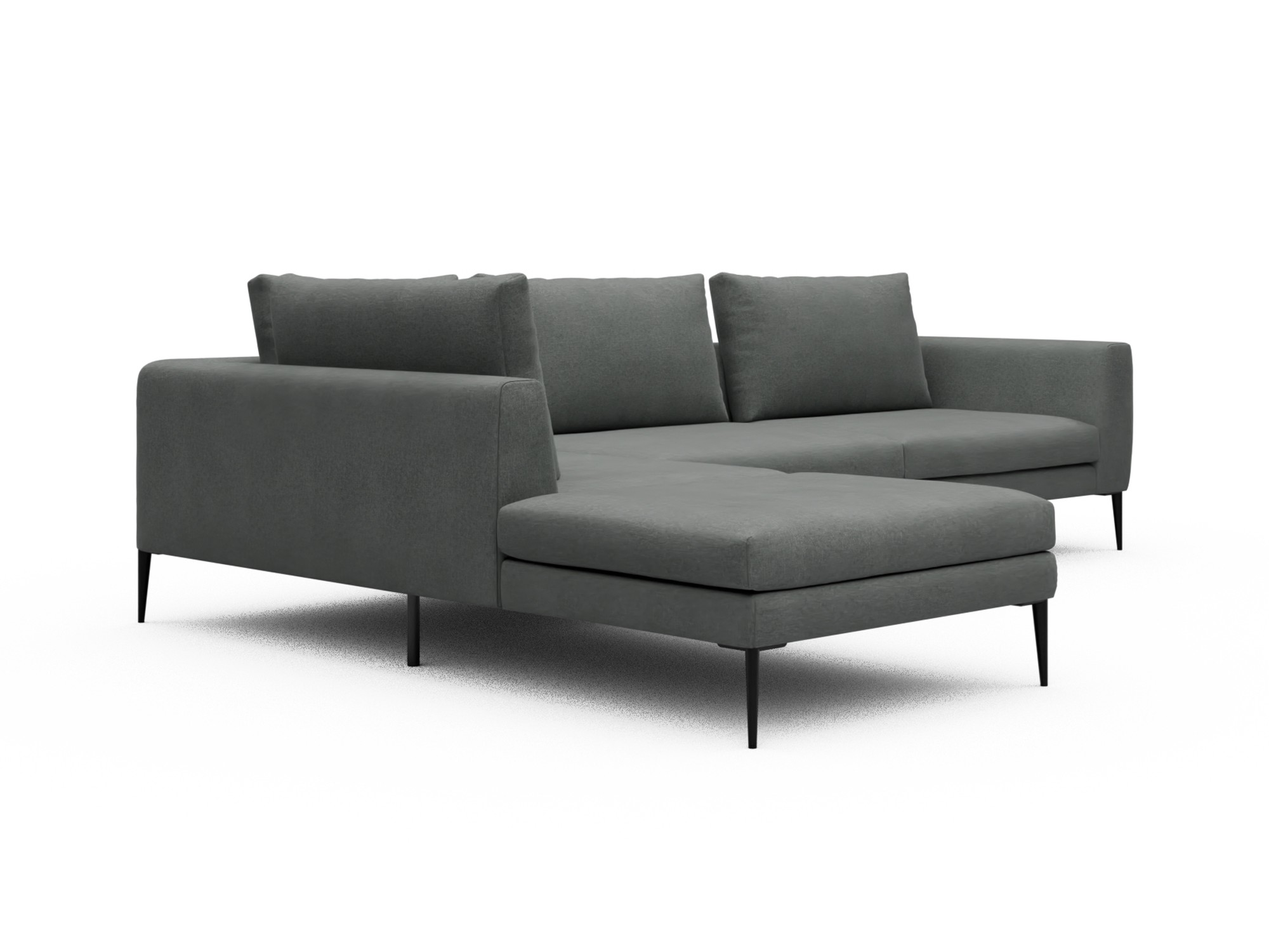 Skandi Home Ecksofa Paul Relax-Ecke links mit 3-Sitzer Satya-Steel moebelfaktor