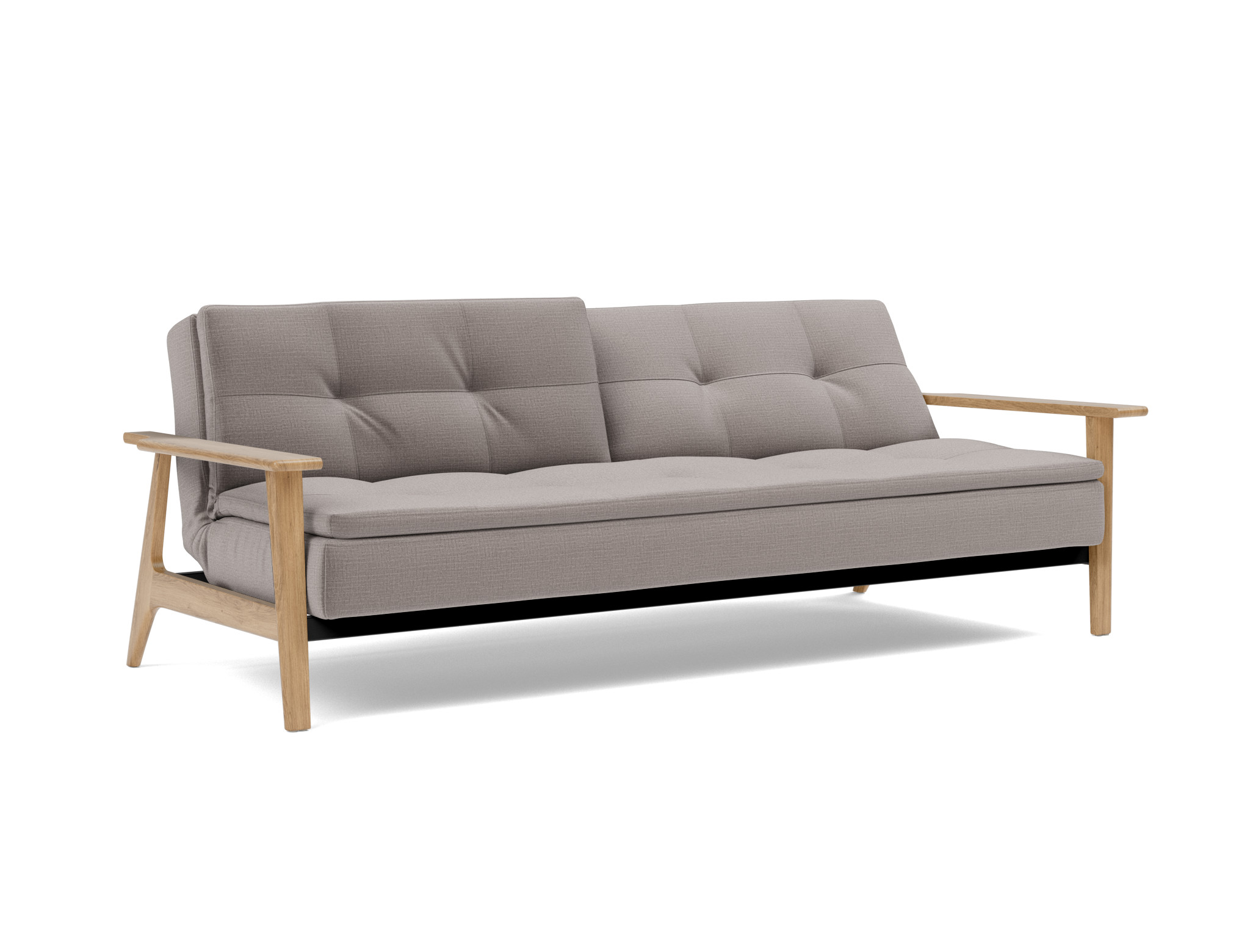 Schlafsofa Dublexo Frej Chenille Esina 418-Truffle