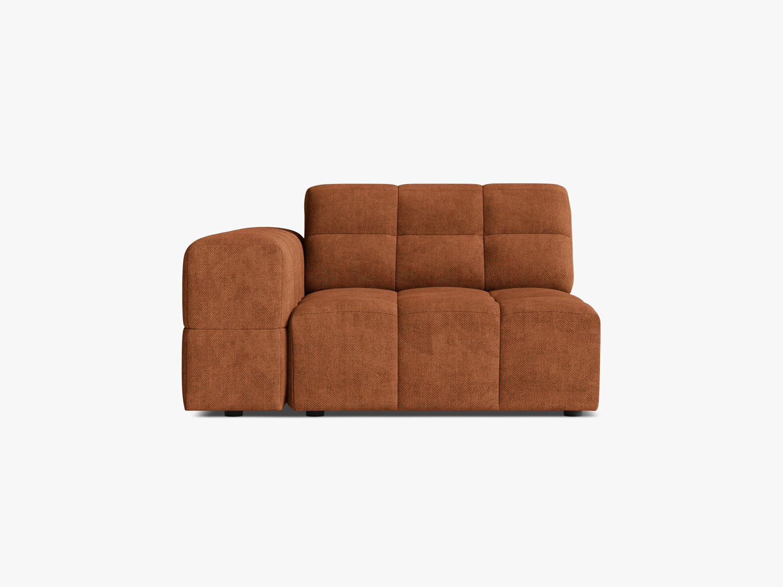 Micadoni Jennifer Sofamodul Links Chenille Eden Ziegel