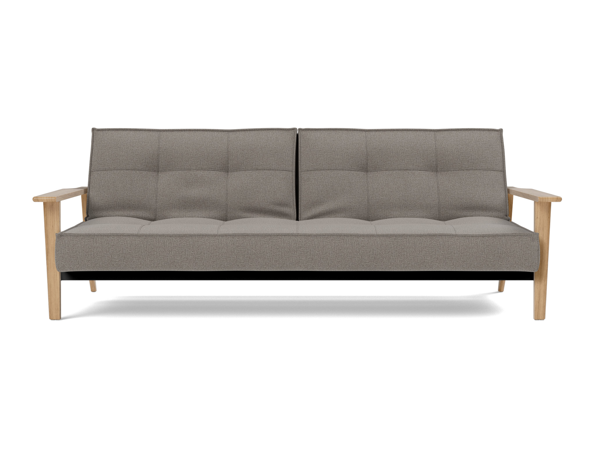Schlafsofa Splitback Frej Flachgewebe Mixed Dance 521-Grey