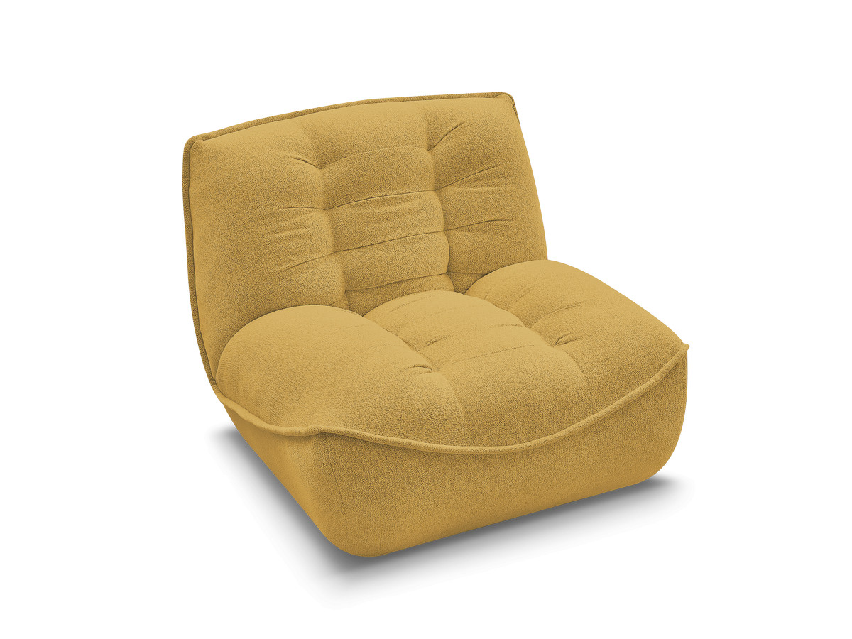 Bobochic Serena Sofamodul 1-Sitzer Melange-Stoff Gelb