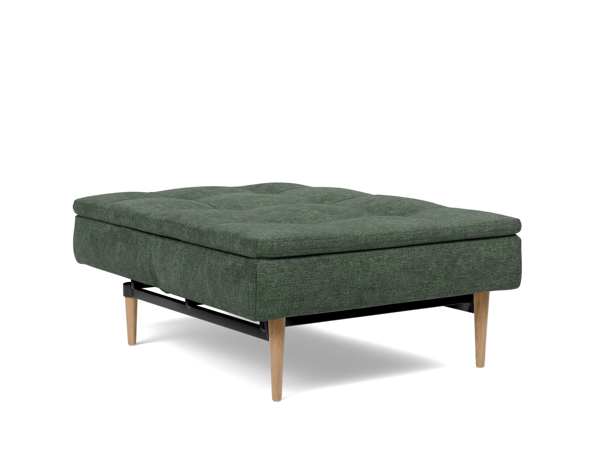 Sessel Dublexo Flachgewebe Avella 281-Pine-Green Beine Styletto Eiche hell