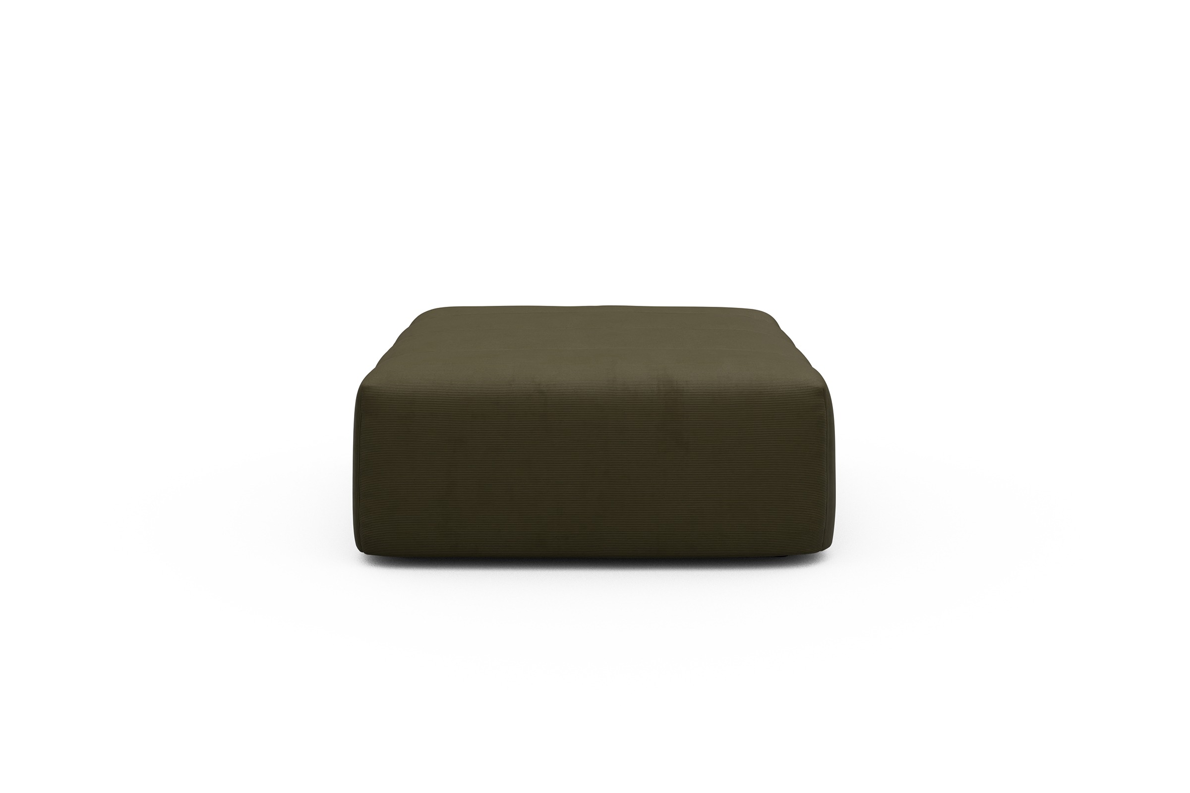 Sitzhocker Hugo Ottomane Cordufine-Pine-Green