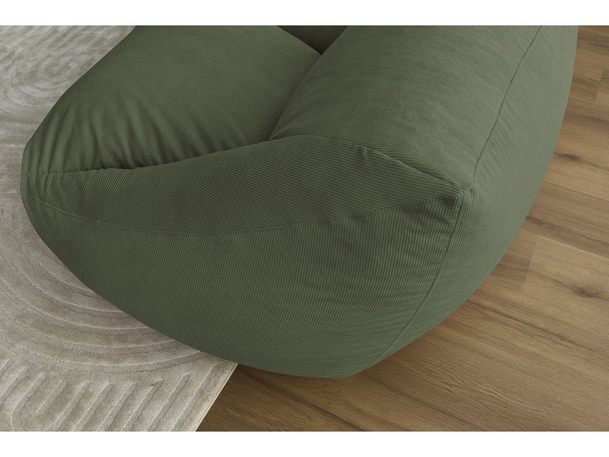 Bobochic Lilibet Pouf Cordsamt Grün