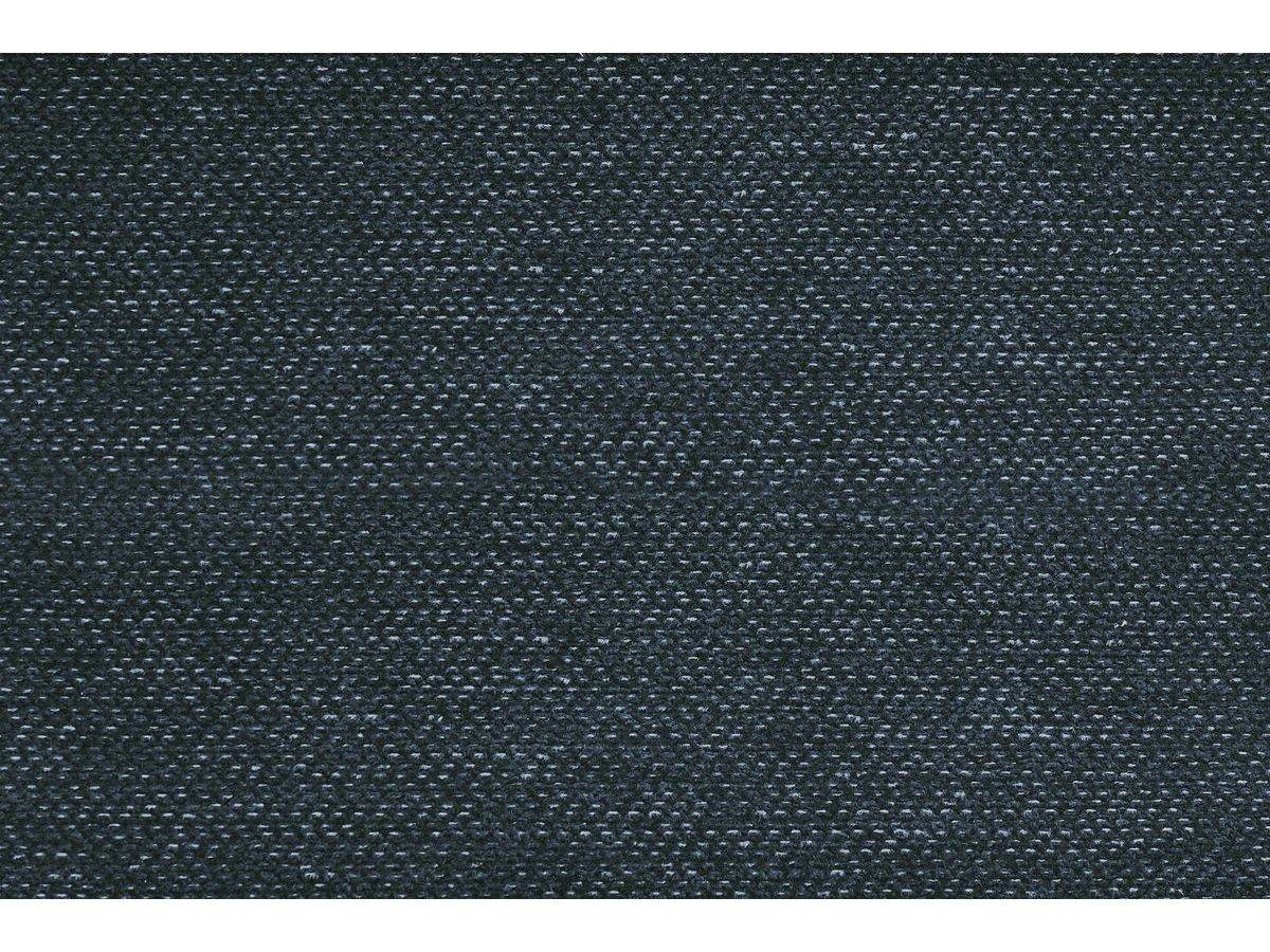 Bobochic Megeve Ecksofa mit Pouf Melange-Stoff Dunkelblau Ecke links