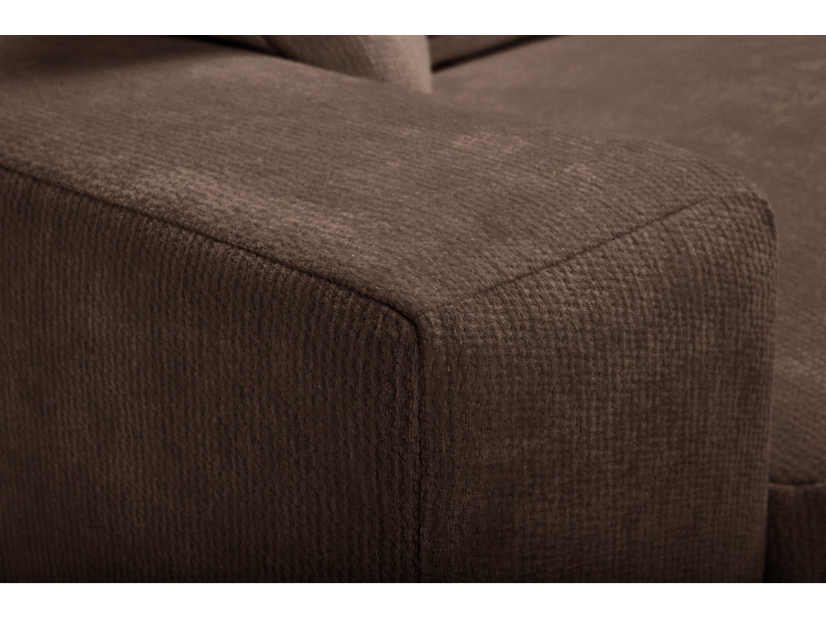 Bobochic Nevada Ecksofa Stoff Braun