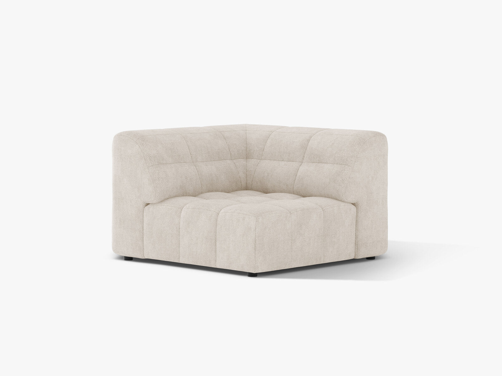 Micadoni Jennifer Eckmodul Chenille Eden Helles Beige