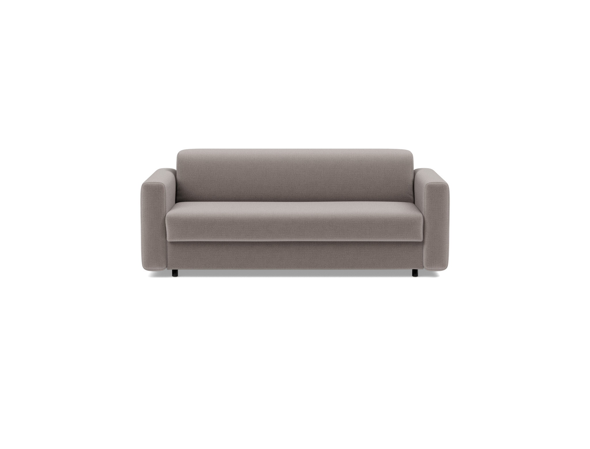 Schlafsofa Killian mit Memory-Matratze 140 Chenille Esina 418-Truffle