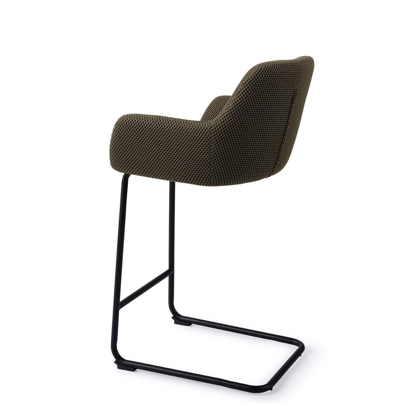 Jesper Home Barhocker Hiroo Jungle-Jewel Arch Schwarz Barhöhe (75cm)