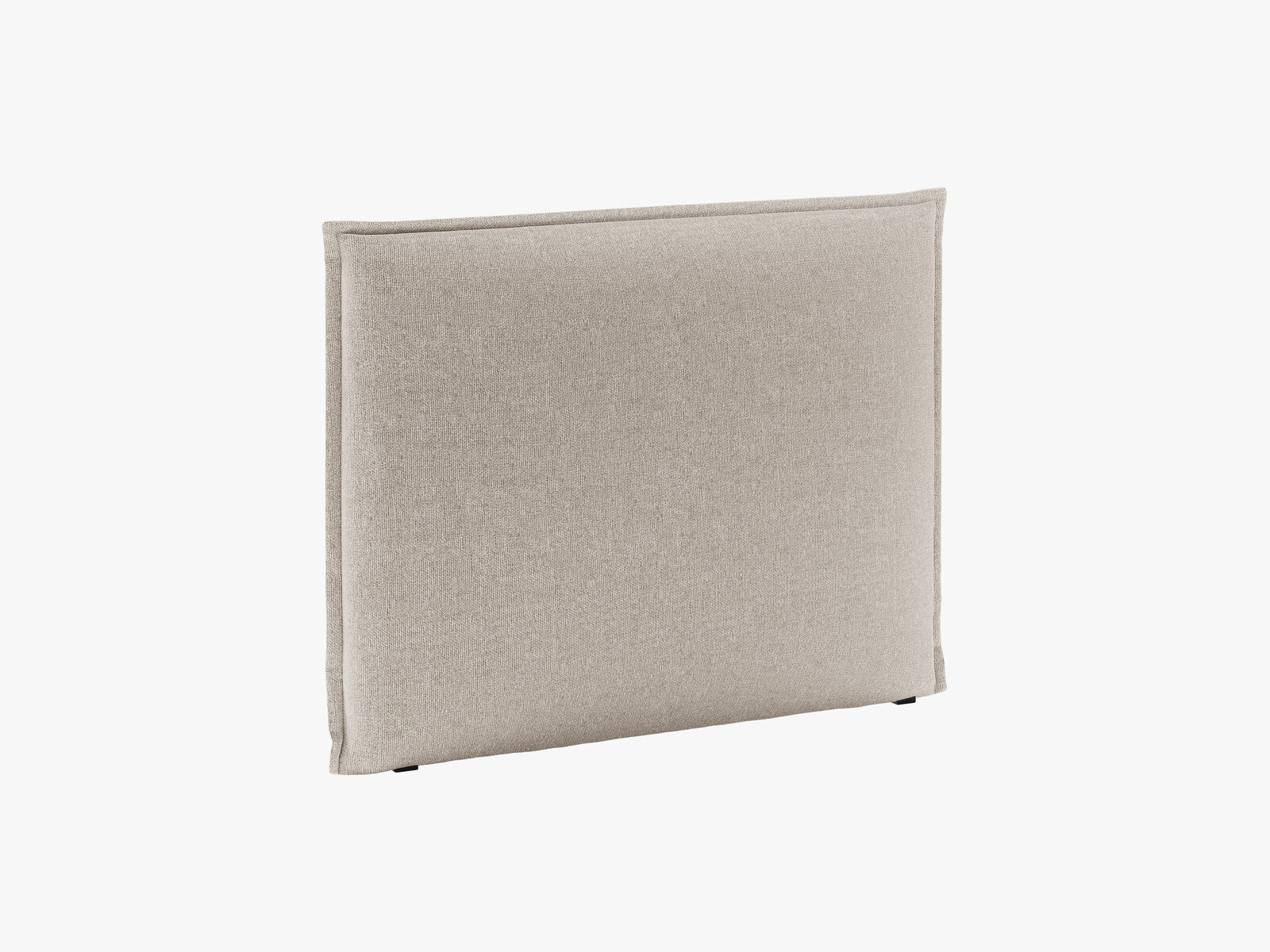 Micadoni Monica Samtiger Kopfteil 140 cm (H 120 cm) Chenille Eden Dunkelbeige 160x120