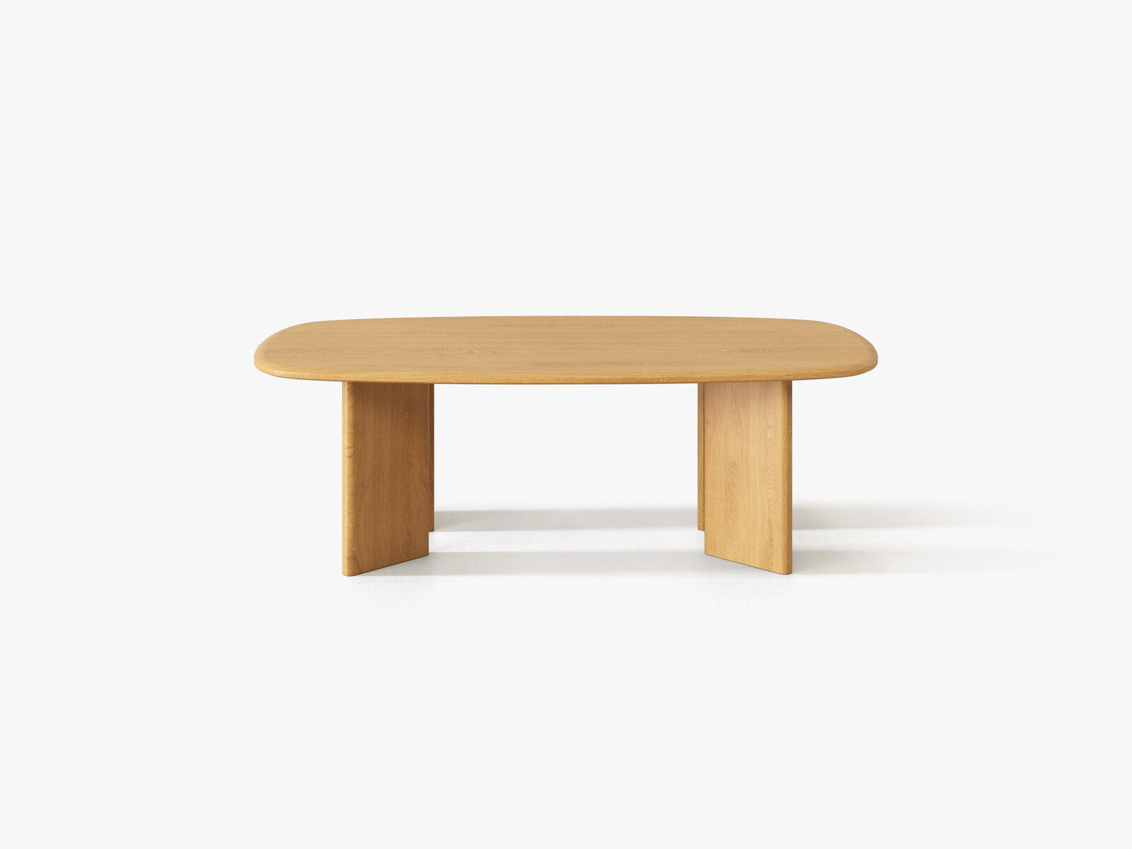 Micadoni Charlotte Couchtisch Eiche Natur 120 x 60 cm