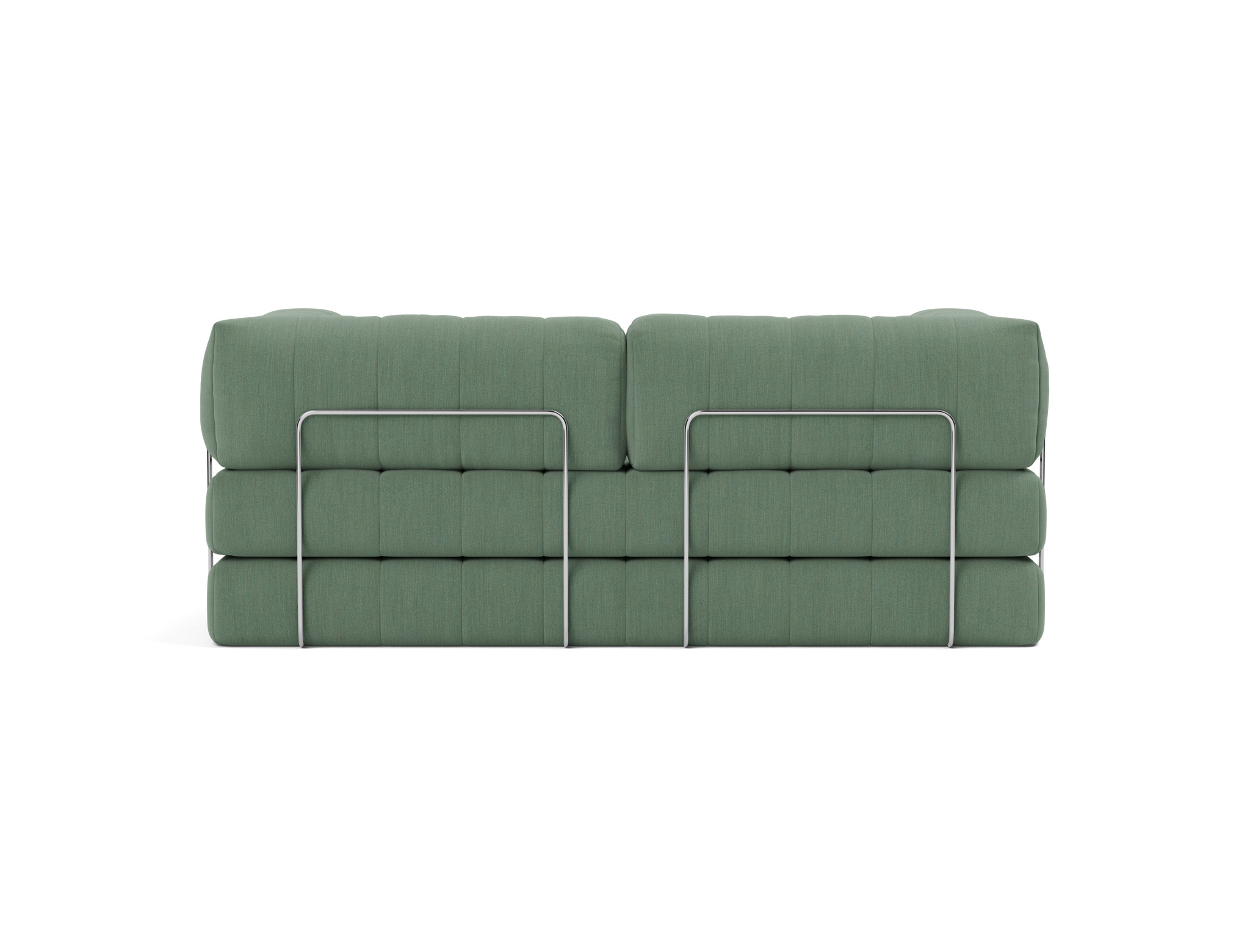 Schlafsofa CozyPad mit Armlehnen Flachgewebe Elegance 518-Green