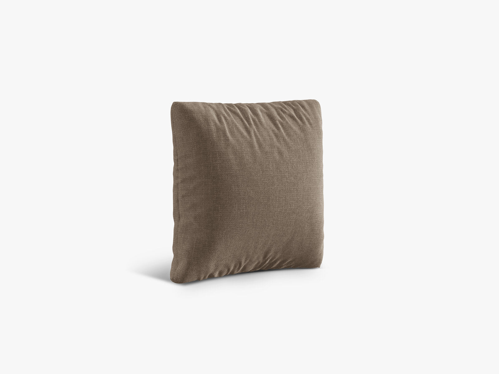 Micadoni Kissen Nuria Strukturierter Stoff Cappuccino 40x40x13