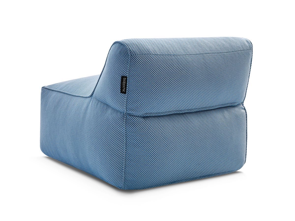 Bobochic Riviera Sofamodul 1-Sitzer Melange-Stoff Dunkelblau