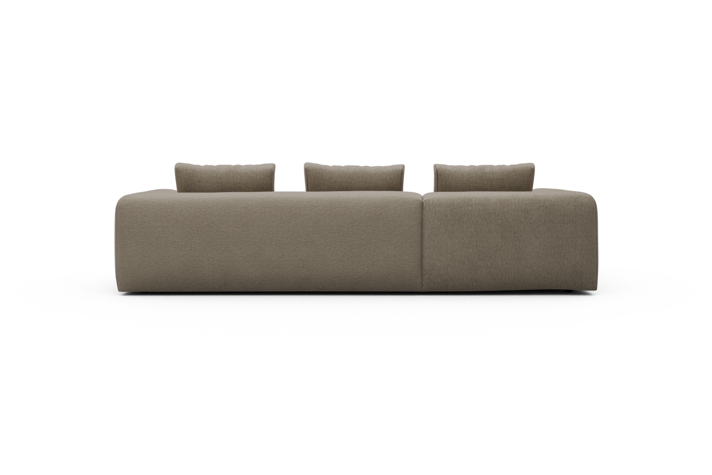Ecksofa Fred Chaiselongue links mit 2,5-Sitzer Smooth-Belge