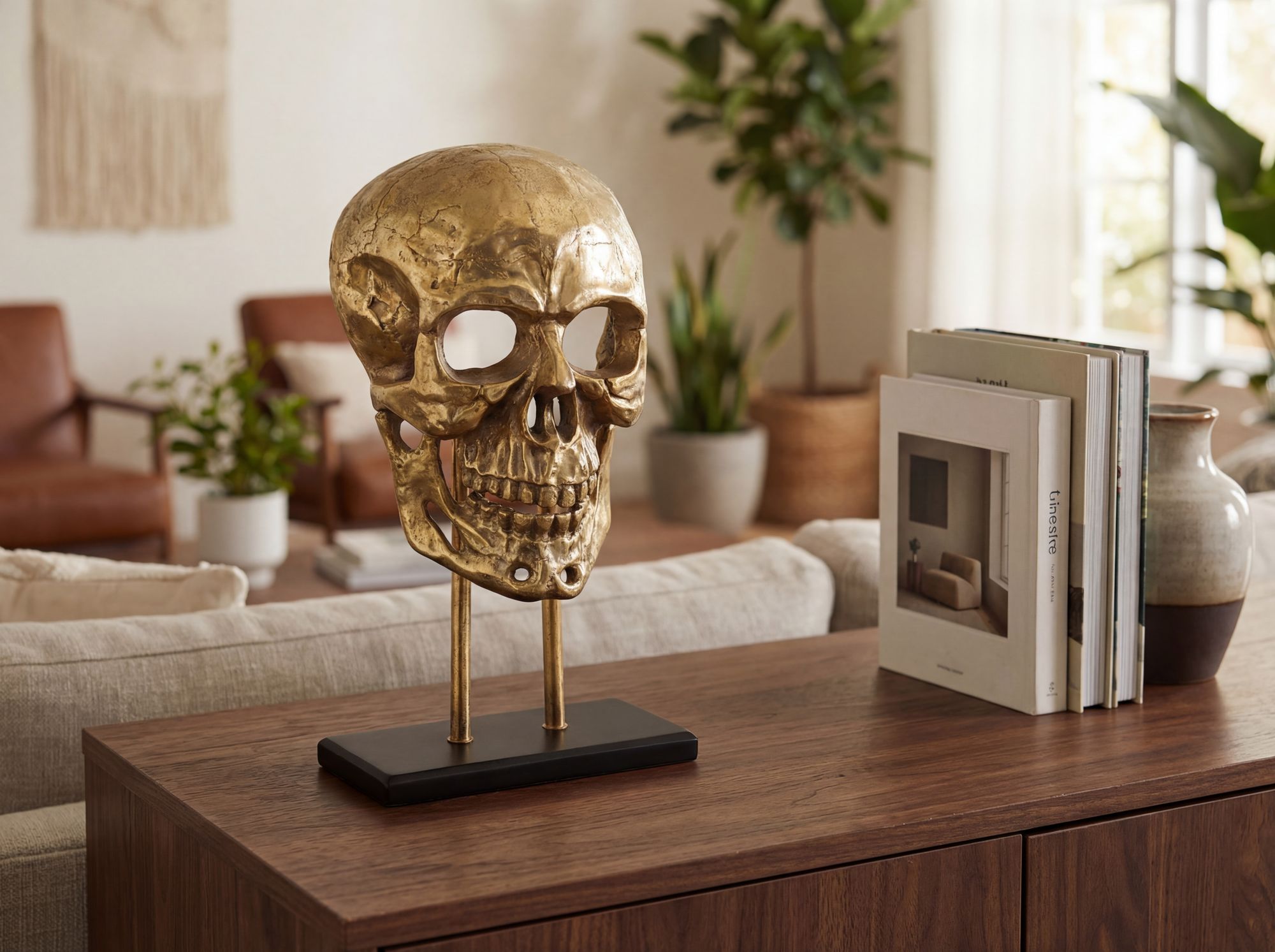 Dekoobjekt Munkeby Gold 32,5 × 17 × 57 cm