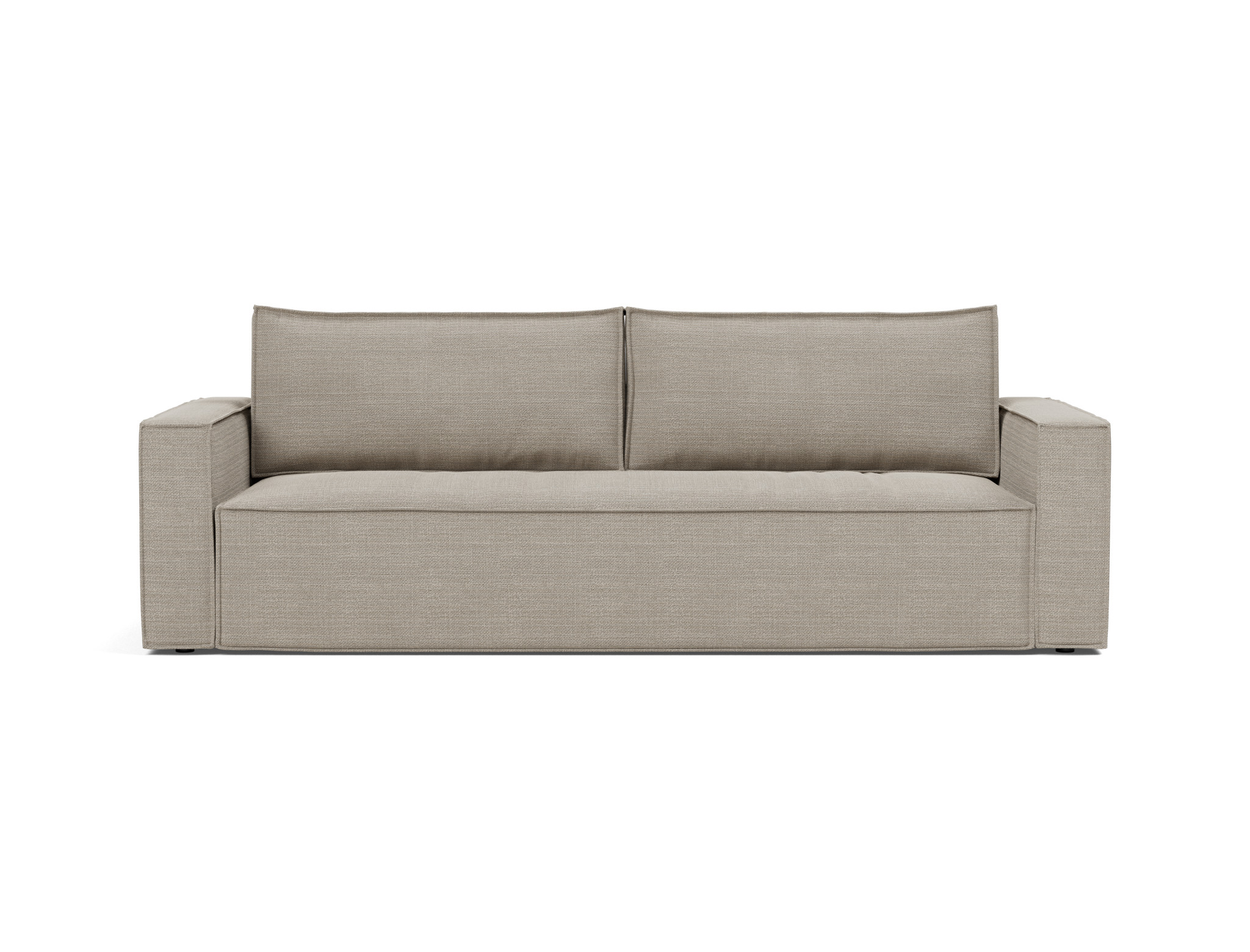 Schlafsofa Newilla Strukturierter Stoff Kenya 579-Gravel