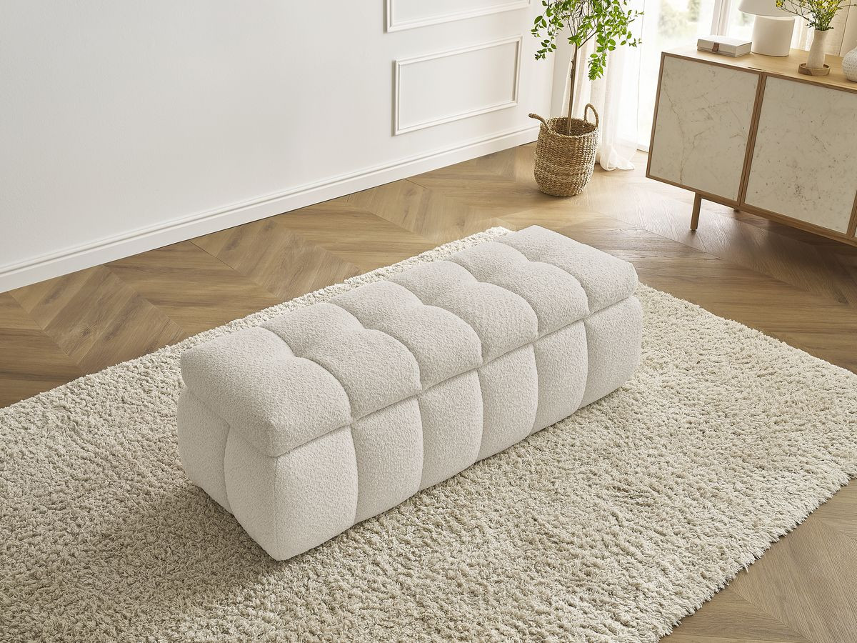 Bobochic Mont-blanc Bettbank Bouclé-Stoff Beige