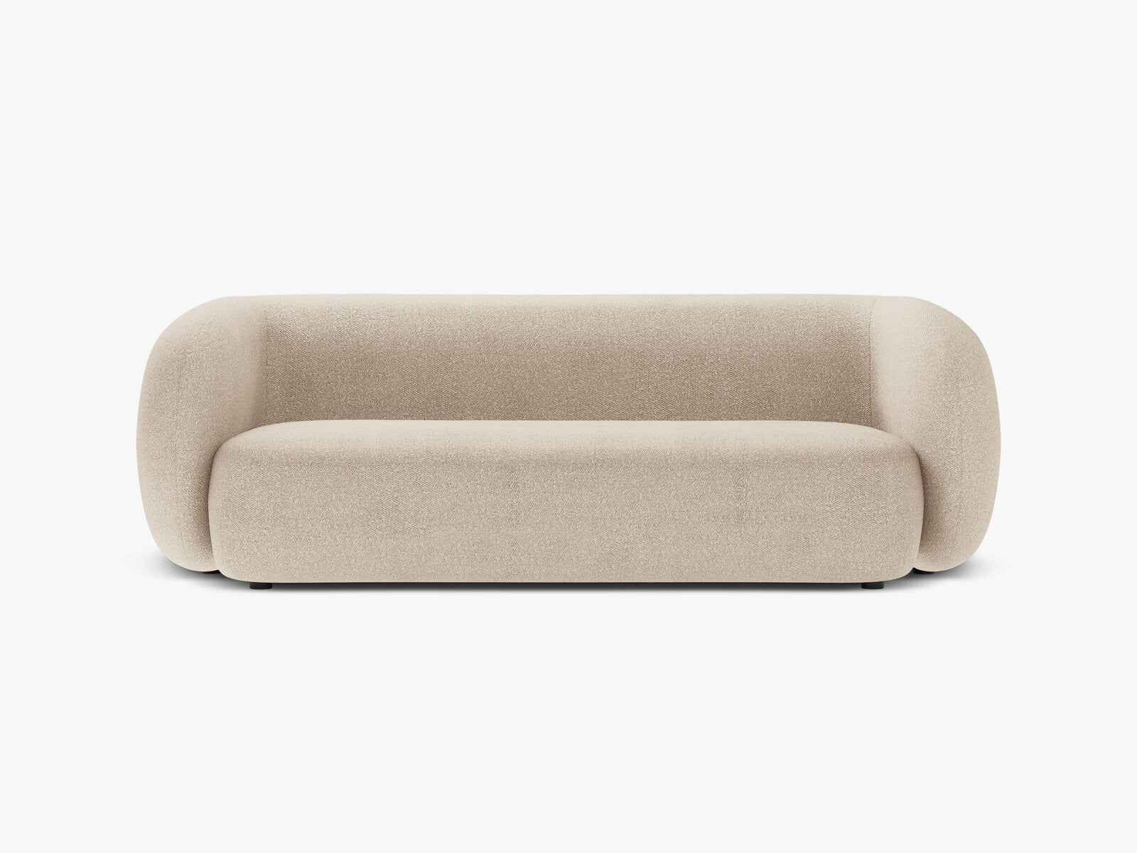 Micadoni Sofa Kate 3-Sitzer Boucle Beige