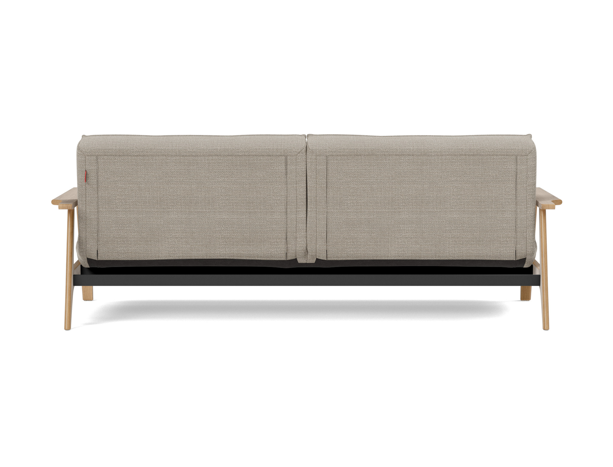 Schlafsofa Splitback Frej Strukturierter Stoff Kenya 579-Gravel