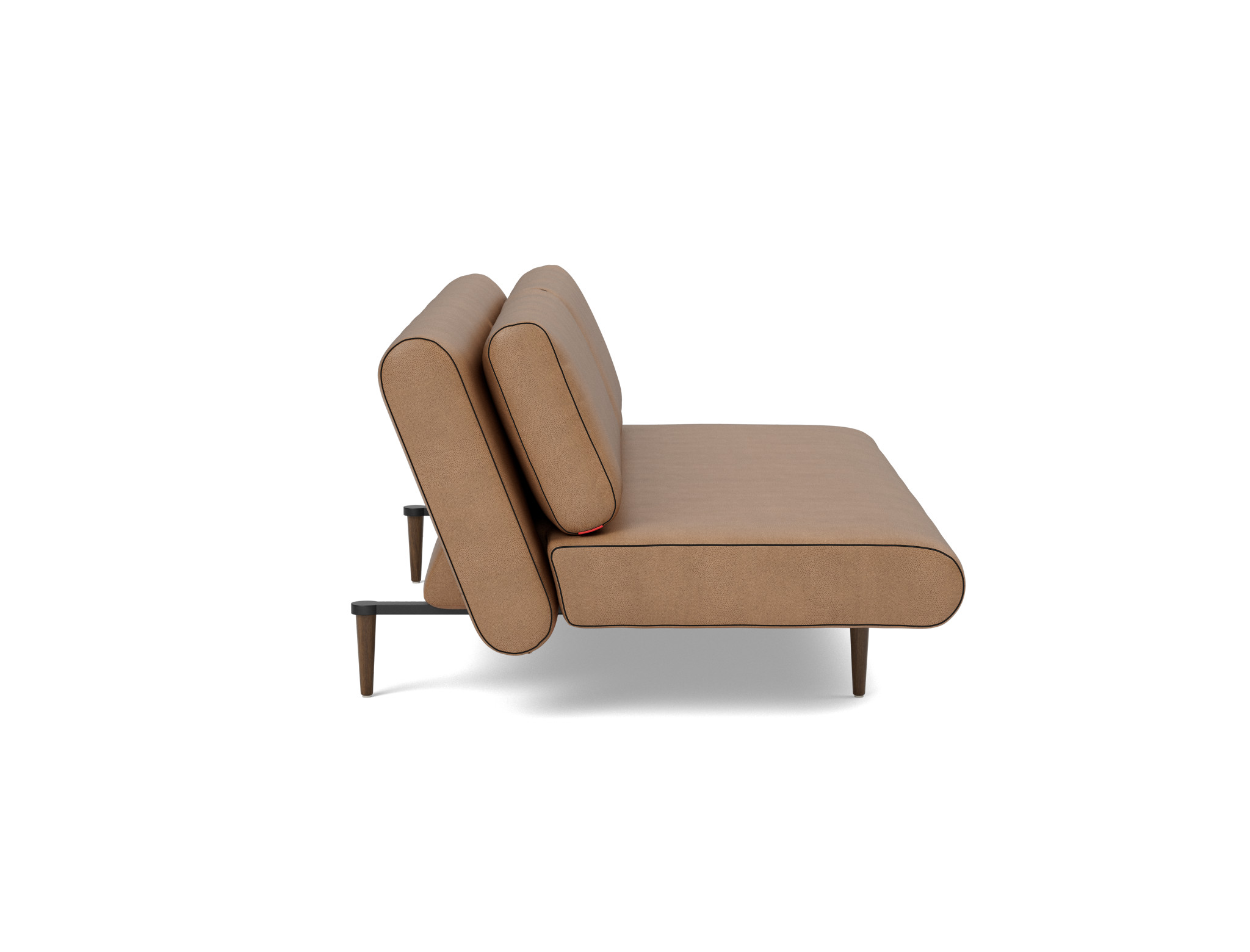 Schlafsofa Unfurl Lounger Lederoptik Faunal 551-Brown