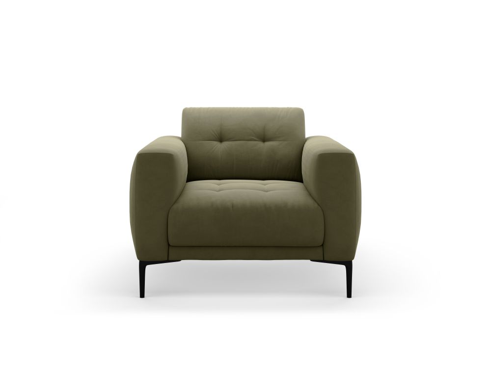 Cosmopolitan Design Sessel Lazio Samt Salvador Grün