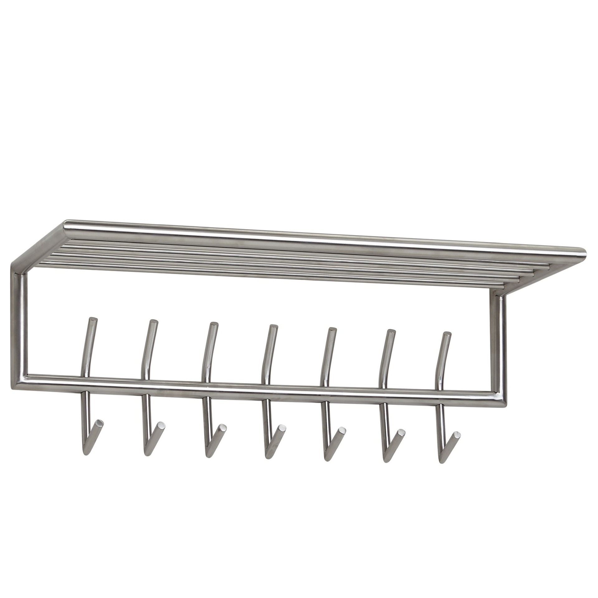 Wandgarderobe Gardur Metall Silber 74,5 × 30 × 29 cm