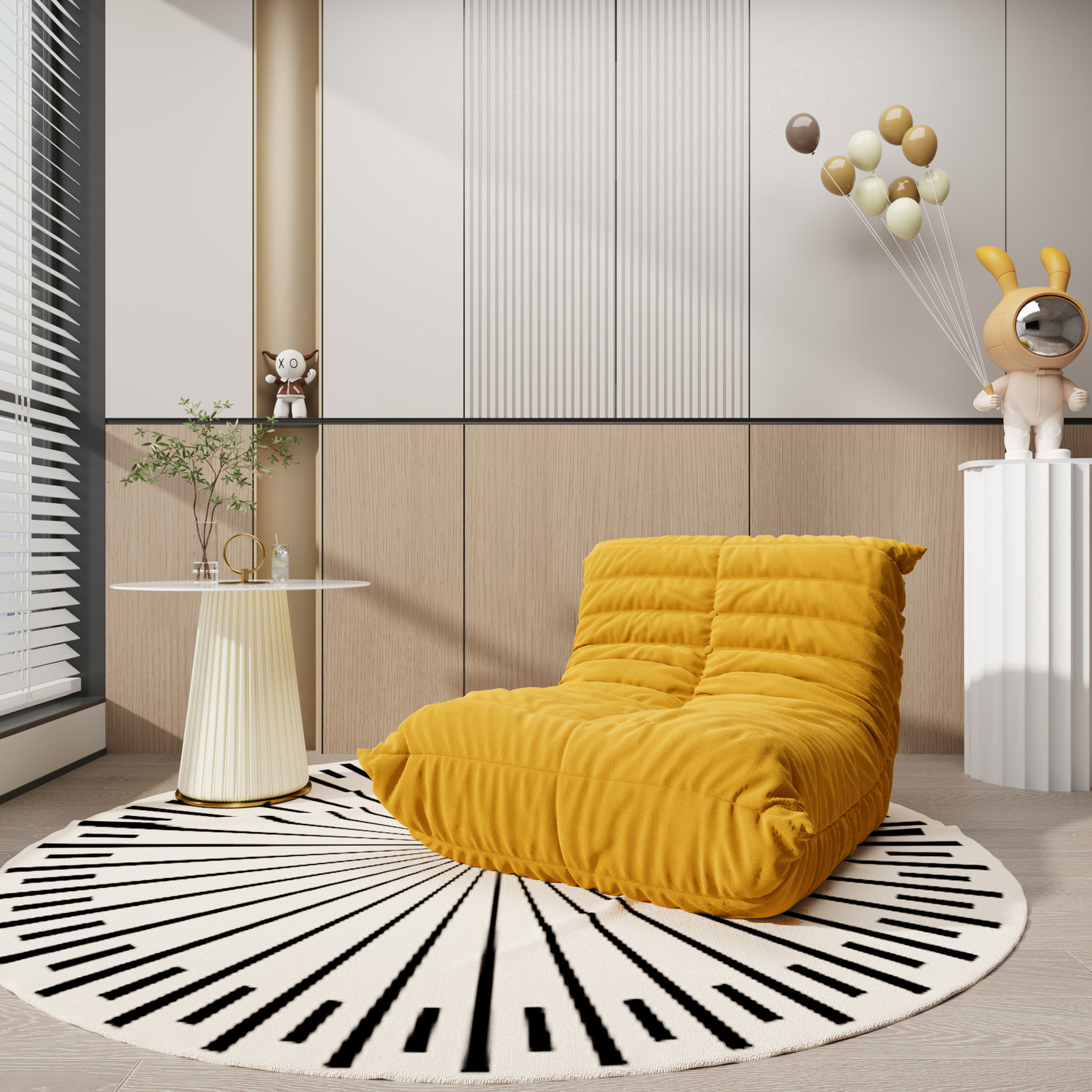 Livin Hill Sessel Nua 87 cm Senfgelb