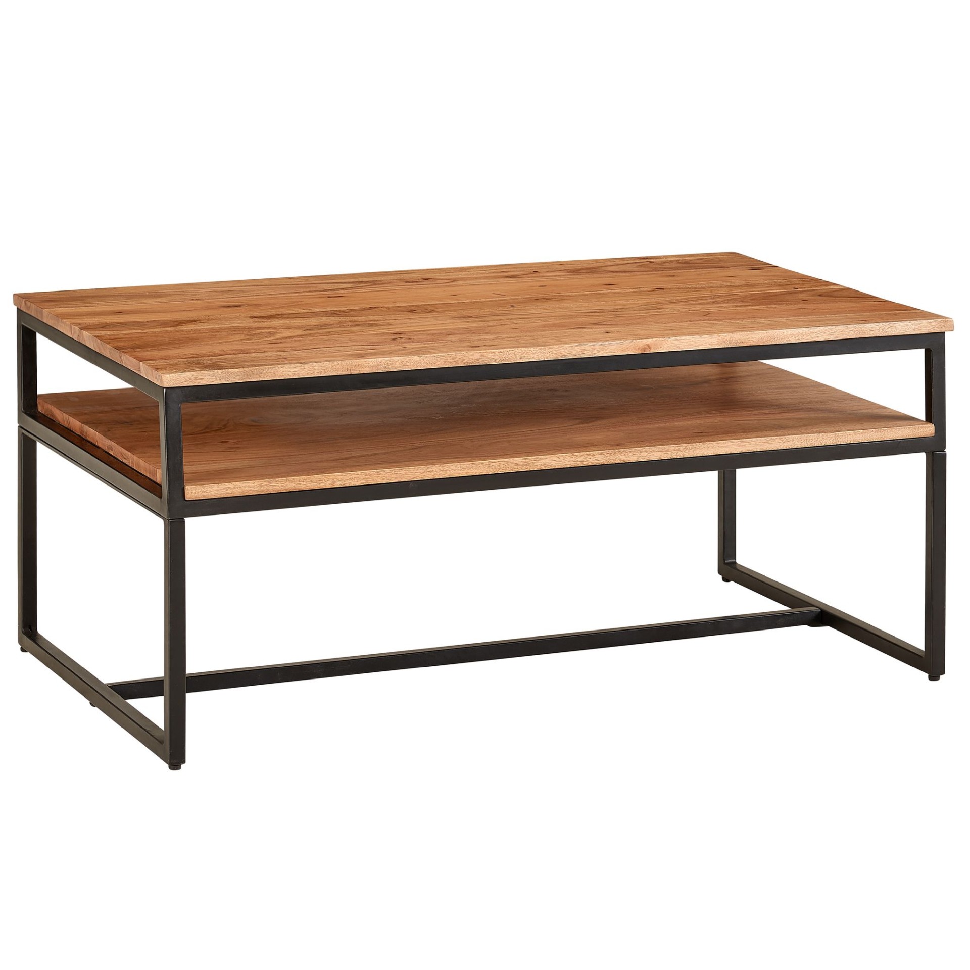Couchtisch Bildudalur Akazie Massivholz 100 × 60 × 45 cm