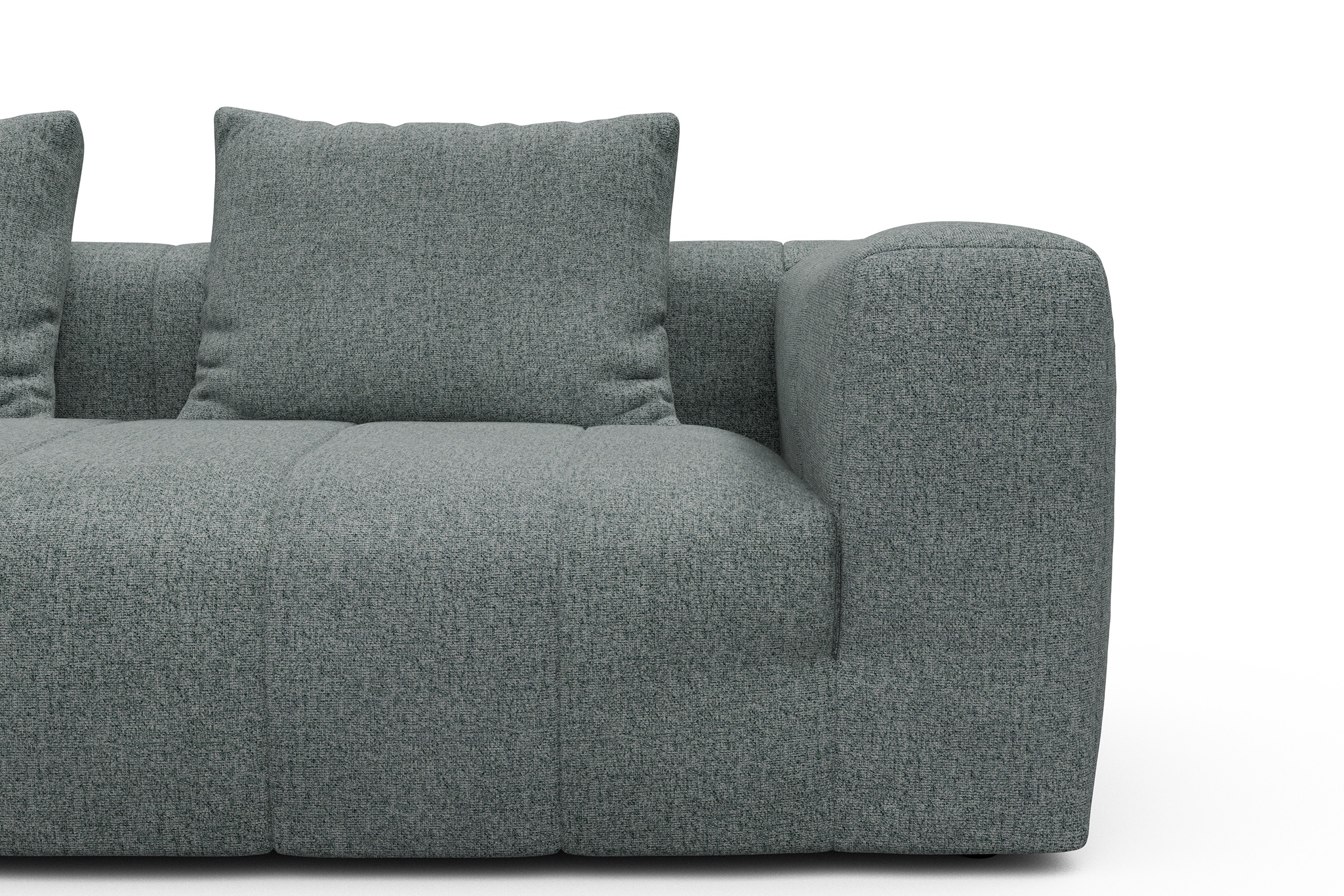 Sofa Hugo 3-Sitzer Casone-Light-Mixed-Green