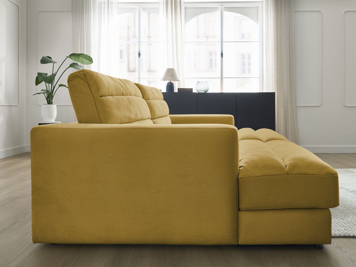 Bobochic Sierra Sofa 4-Sitzer Samt Gelb