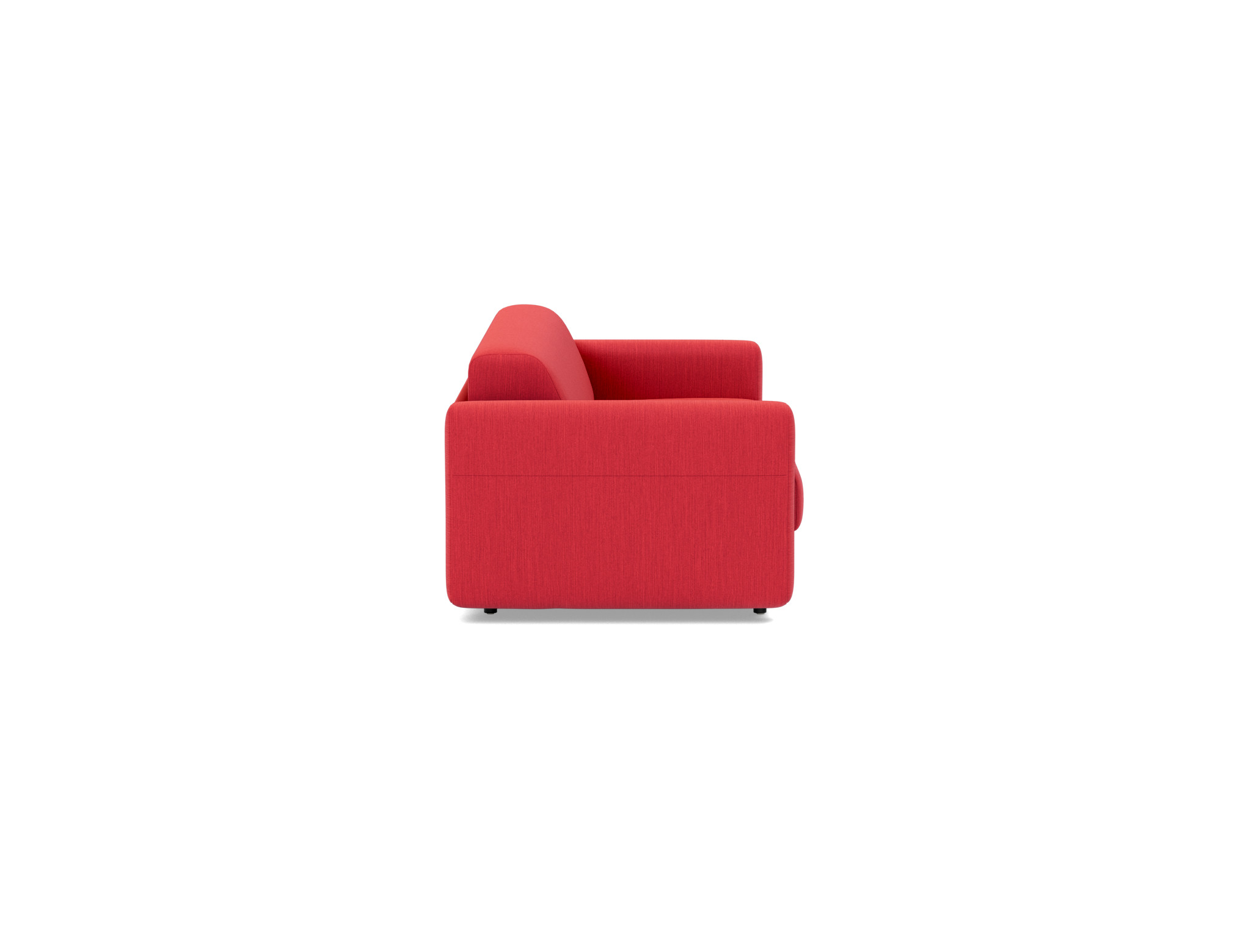 Schlafsofa Killian mit Memory-Matratze 160 Flachgewebe Elegance 511-Red
