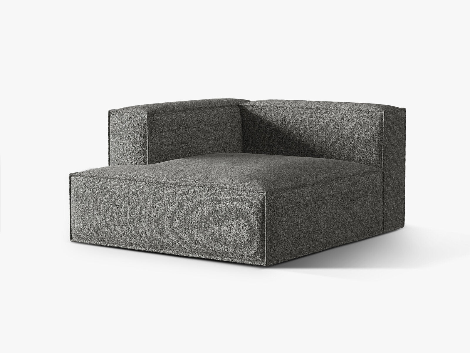 Micadoni Recamiere Nuria 1-Sitzer Links Boucle Graphit