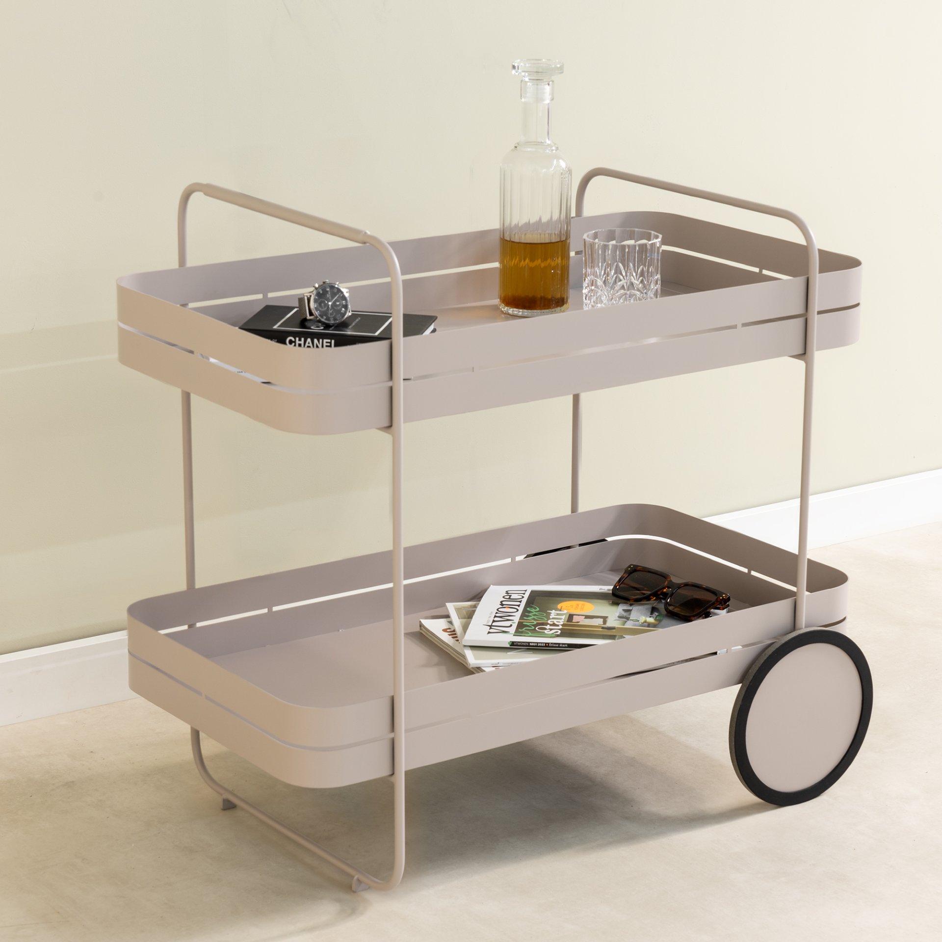 Spinder Design Rollwagen Gin & Trolley Silky Taupe