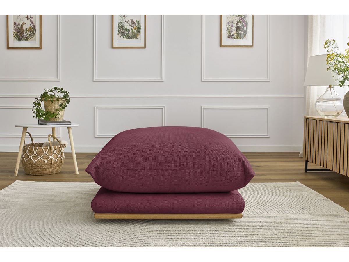 Bobochic Ernest Pouf Stoff Rot