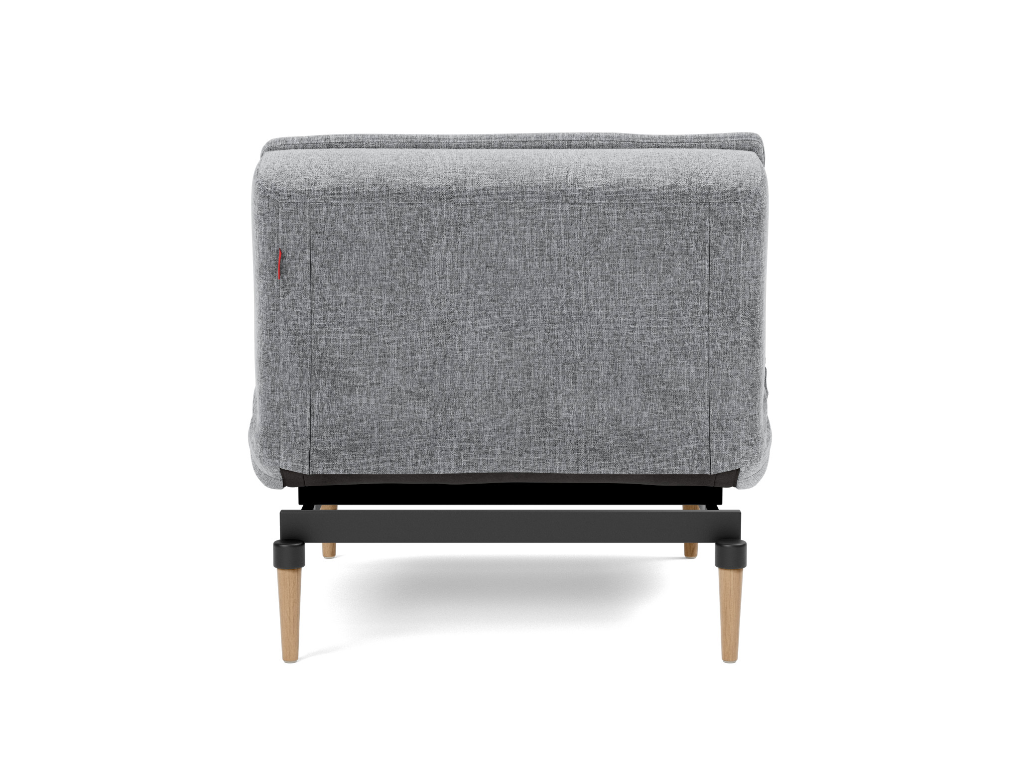 Sessel Dublexo Strukturierter Stoff Twist 565-Granite Beine Styletto Eiche hell